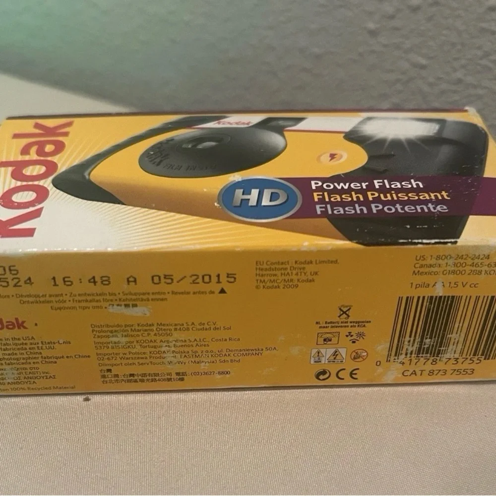 Kodak HD Power Flash Camera - Yellow and Black Design